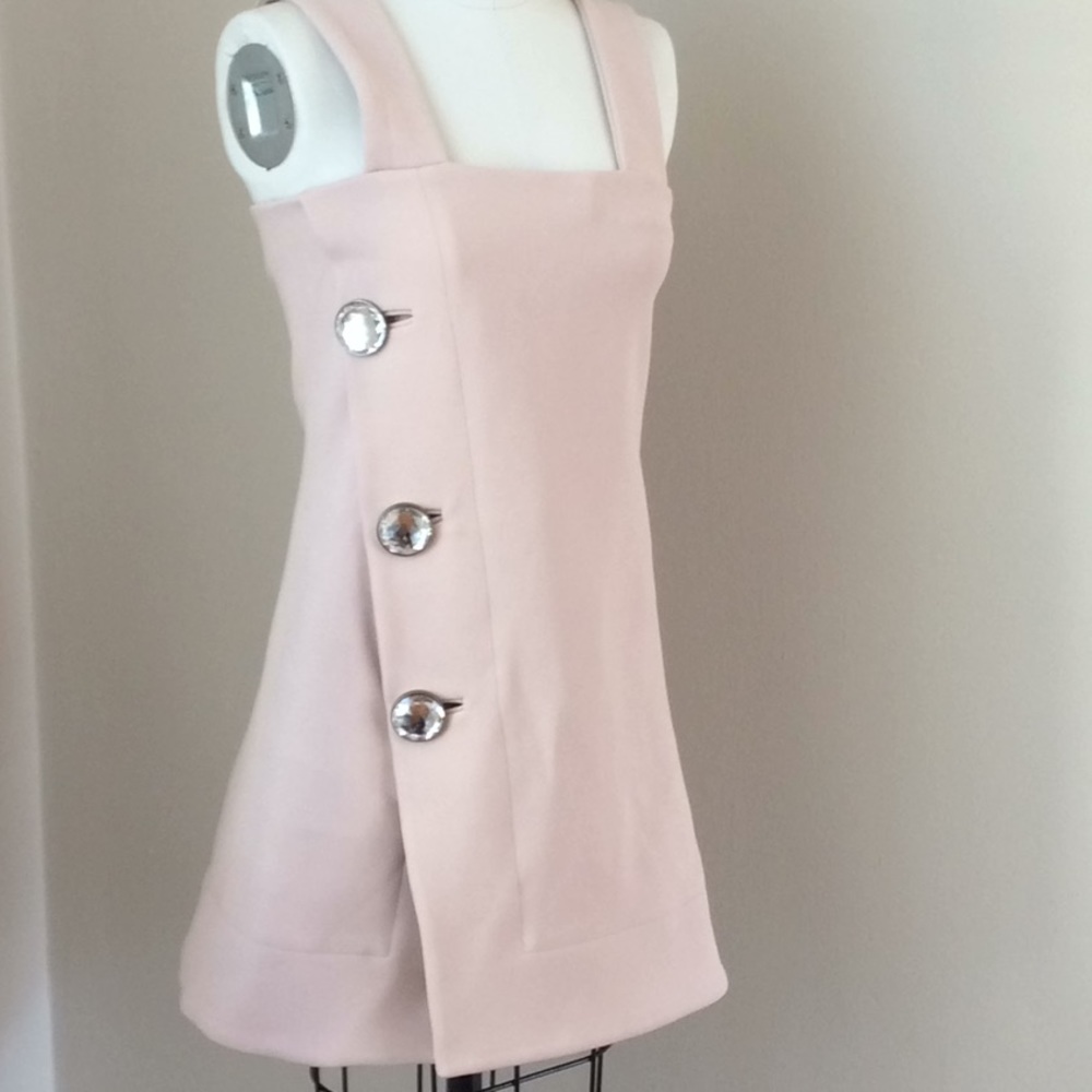New Marni tunic in blush double crepe. Size 38-40